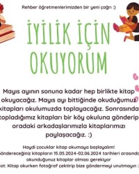 İYİLİK İÇİN OKUYORUM