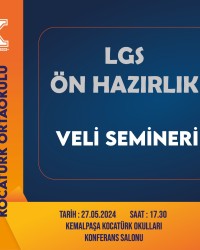 LGS Ön Hazırlık Veli Semineri