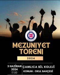 MEZUNİYET TÖRENİ  3 HAZİRAN 2024 SAAT:17:00