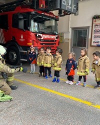 3-4 Yaş Grupları "İtfaiye" Gezisinde