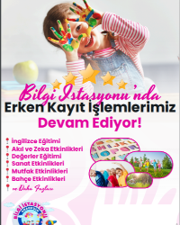 Erken Kayıt İşlemlerimiz Devam Ediyor!