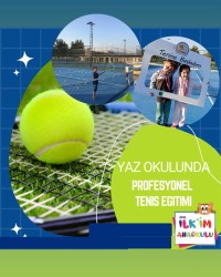 YAZ OKULUNDA PROFESYONEL TENİS EĞİTİMİ