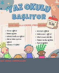 Yaz Okulumuz Başlıyor !