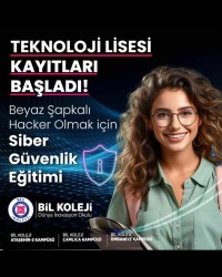 TEKLONOJİ LİSESİ KAYITLARI BAŞLADI! BEYAZ ŞAPKALI HACKER OLMAK