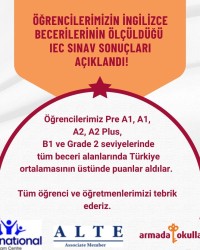 İNGİLİZCE IEC SINAV SONUÇLARI AÇIKLANDI