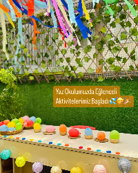 Yaz Okulumuzda Eğlenceli Aktivitelerimiz Başladı