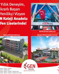 38 Yıllık Deneyim, İstikrarlı Başarı ve Yenilikçi Vizyon GEN Koleji Anadolu ve Fen Liselerinde!