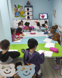 Minik Ressamlarımız İş Başında