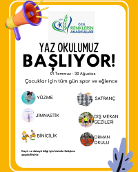 YAZ OKULUMUZ DEVAM EDİYOR!!!