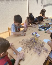 Meridyen Anaokulu Yaz Okulu'nda Kil Atölyesi