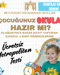 ÜCRETSİZ METROPOLİTAN TESTİ