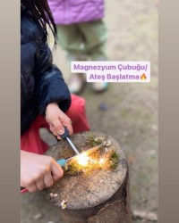 MAGNEZYUM ÇUBUĞUNDAN ATEŞ OLUŞTURMA