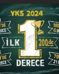 2024 YKS'DE DERECE!