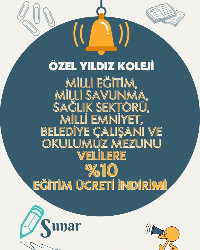 Özel Yıldız Koleji'nden Özel İndirim Fırsatı!