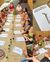 Bir dal parçasıyla neler çizebiliriz ? Hiç düşündünüz mü ?