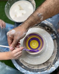 Seramik Boyama ve Çömlek Atölyesi okulumuzdaydı.