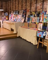 Yıl sonu resim sergimiz büyük beğeni topladı.