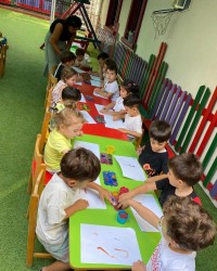 Bahçemizde Sanatın Renkli Dünyası: Suluboya Etkinliği!