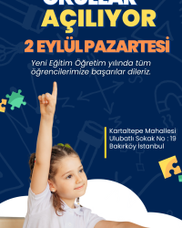 OKULLAR AÇILIYOR
