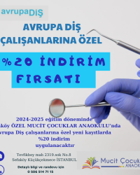 AVRUPA DİŞ ÇALIŞANLARINA ÖZEL İNDİRİM FIRSATI