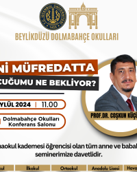 ANAOKUL KADEMESİ ÖĞRENCİSİ OLAN TÜM ANNE VE BABALAR DAVETLİDİR!