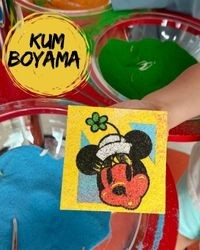 Minik Ellerden Renkli Kumlarla Sanat Şöleni!