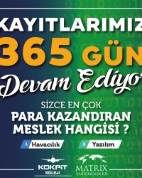 Kokpit Kolejinde Kayıtlarımız 365 Gün Devam Ediyor! ✈️