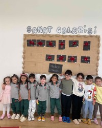 Sanat etkinliği derslerimizden bir kaç anı