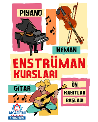 ENSTRÜMAN KURSLARI ÖN KAYITLARI BAŞLADI !