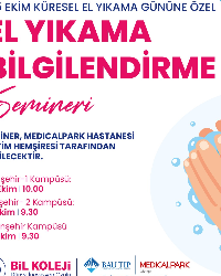 15 EKİM EL YIKAMA GÜNÜNE ÖZEL EL YIKAMA BİLGİLENDİRME SEMİNERİ