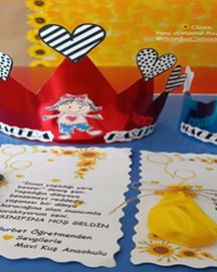 Okula Hoş Geldin Hediyeleri Ay Çiçekleri Sınıfı