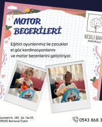 NEŞELİ BAHÇE ANAOKULU 'NDA MOTOR BECERİLERİ ETKİNLİĞİ