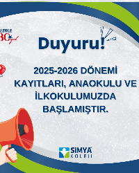 2025 - 2026 Dönemi Kayıtları Anaokulu ve ilkokulumuzda Başlamıştır