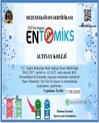 DEZENFEKTE ÇALIŞMALARIMIZ