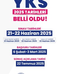 YKS 20252 TARİHLERİ BELLİ OLDU !