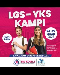 LGS- YKS KAMPI 2 GECE 3 GÜN  24-27 OCAK 2025