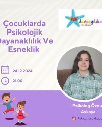 DENİZ YILDIZIN'DA PİSKOLOG ÇALIŞMALARI