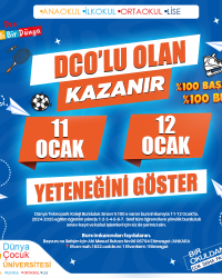 11 12 OCAKTA YETENEĞİNİ GÖSTER BURS İMKANINI YAKALA!