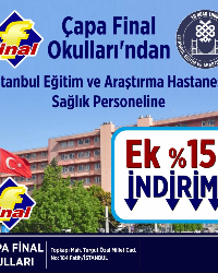 İstanbul Eğitim ve Araştırma Hastanesi Sağlık Personellerine Özel İndirim