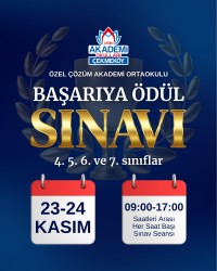 23-24 KASIM BAŞARIYA ÖDÜL SINAVI