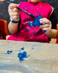 Ahşap boyama etkinliğimiz