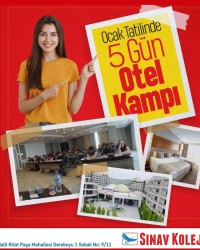 OCAK TATİLİNDE 5 GÜN OTEL KAMPI