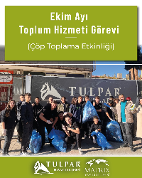 Toplum Hizmeti Görevi Etkinliğimiz!