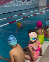 Yaz Okulumuzda Yüzme Dersimiz