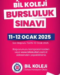 ÇAMLICA BİL KOLEJİ BURSLULUK SINAVI 11-12 OCAK 2024