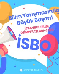 İstanbul Bilim Olimpiyatları'nda Büyük Başarı!