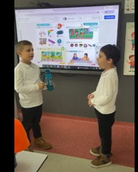 Birinci Sınıflarımız İngilizce Konuşmanın Keyfini Yaşıyor…🗣️😀