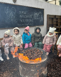 Bahçede Kestane Pişirme Etkinliğimiz!