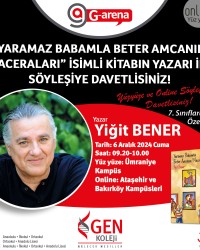 Yiğit Bener Söyleşisi “Yaramaz Babamla Beter Amcanın Maceraları”