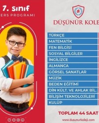 DERS PROGRAMLARIMIZ!